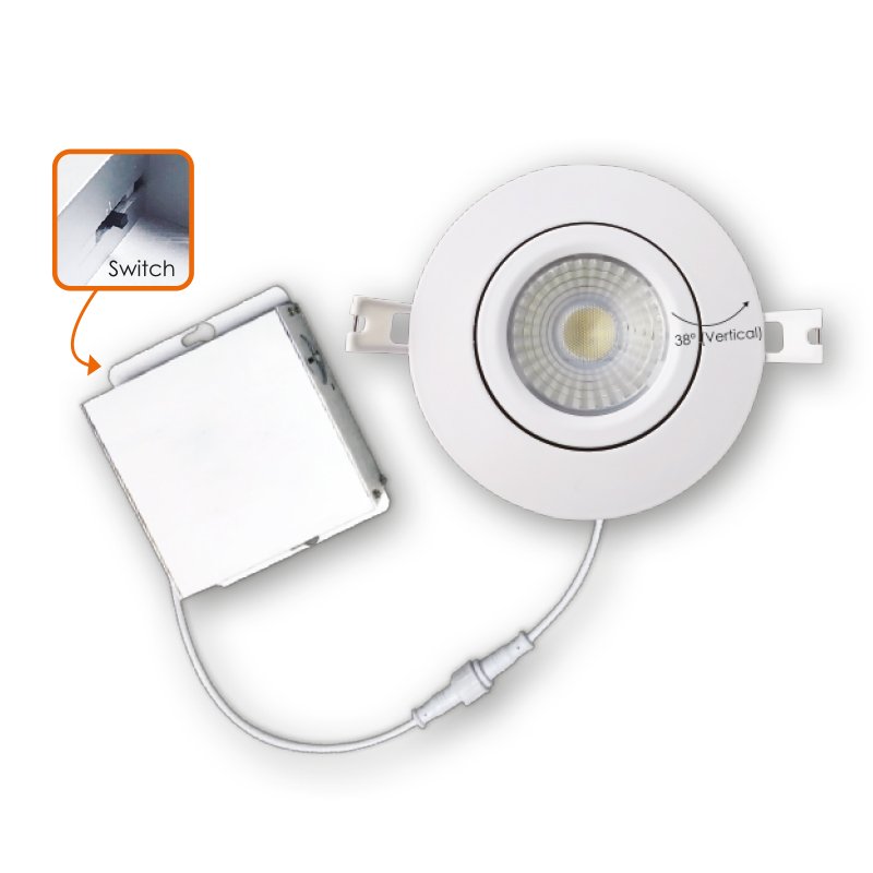 4″ Gimbal Slim/Airtight -5 way CCT